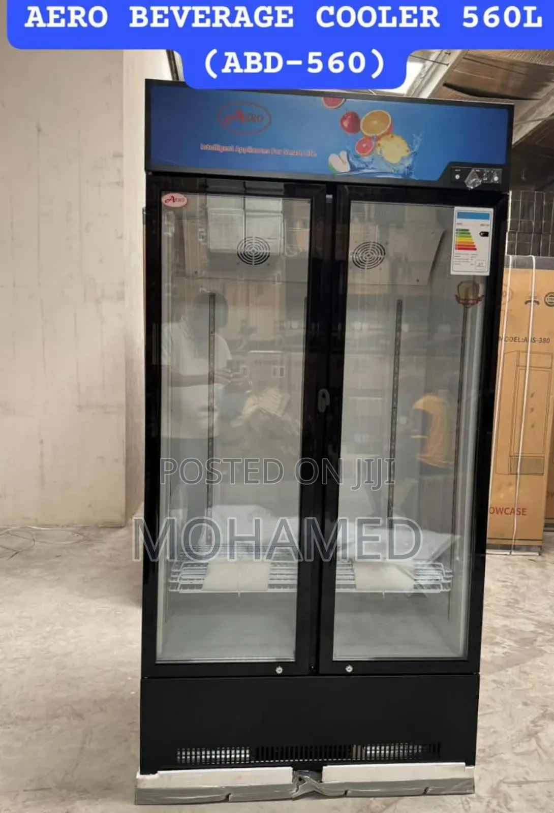 _*New Arrivals ! *_ *Aero Double Door Beverage Cooler (Showcase) 560