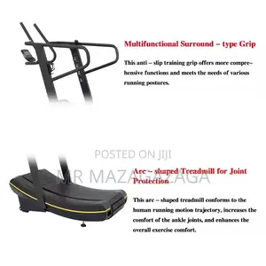 Commercial Curved Treadmill Do Not Use Electric  Manual