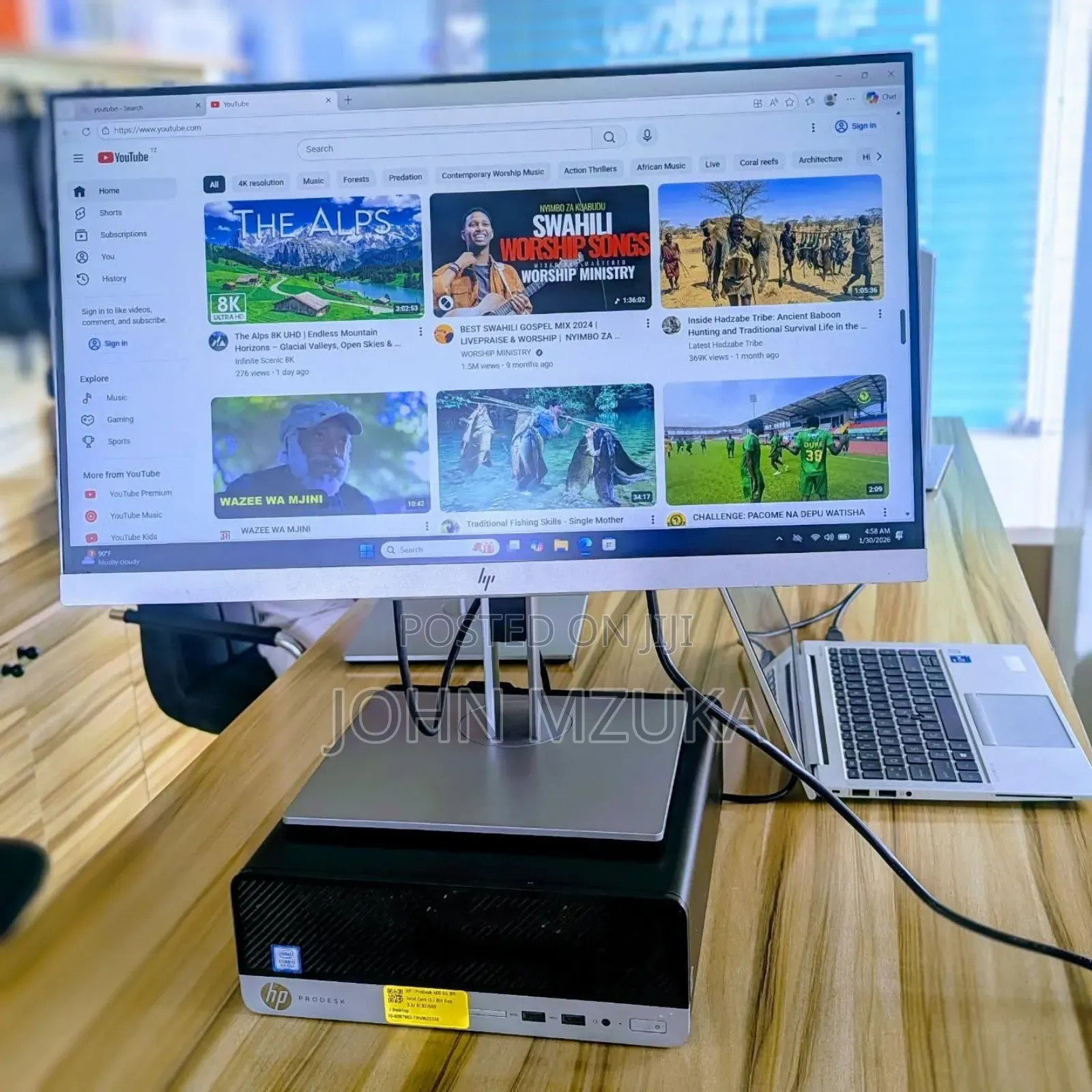 Desktop Computer HP ProDesk 400 G5 8GB Intel Core I3 HDD 500GB