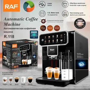 Raf R.118 Auto Coffee Machine 1350w 15bar Italian 1.5l 220g Bean