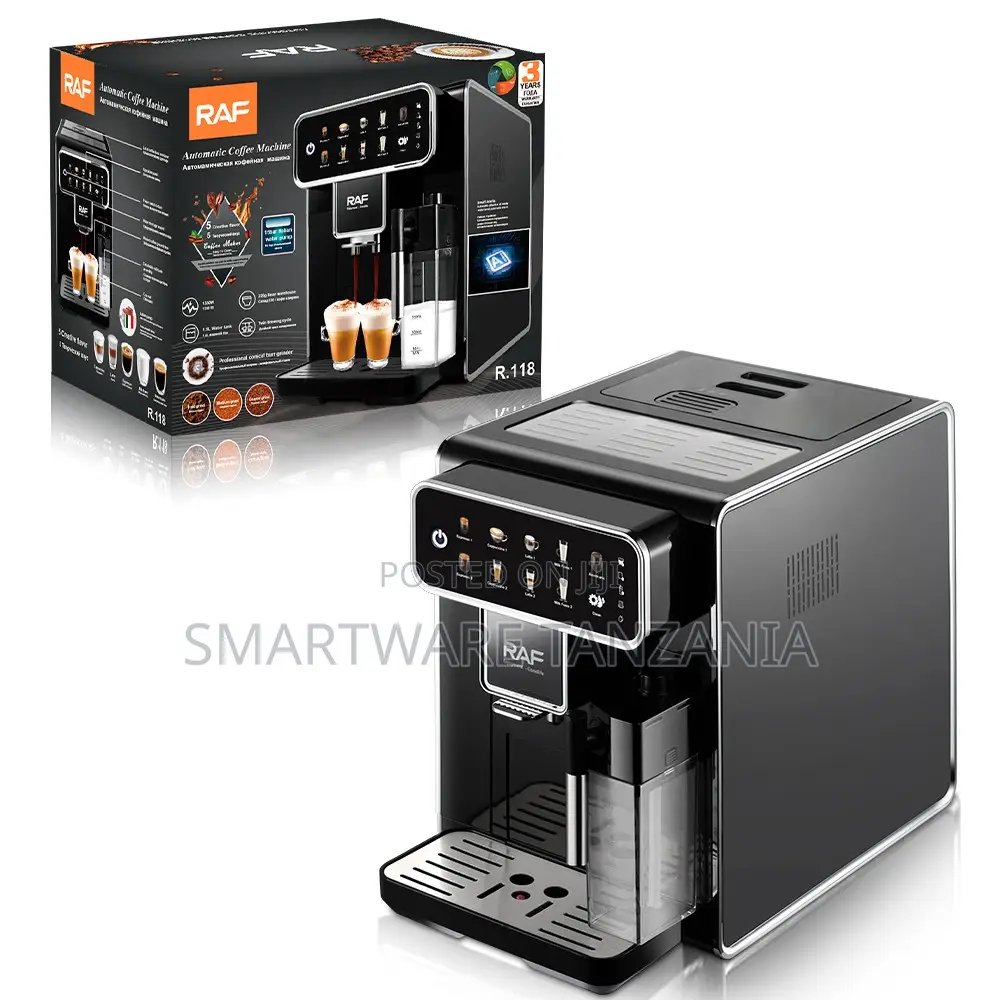Raf R.118 Espresso Coffee Maker 1350w Grinder 5 Drinks 1.5l Auto