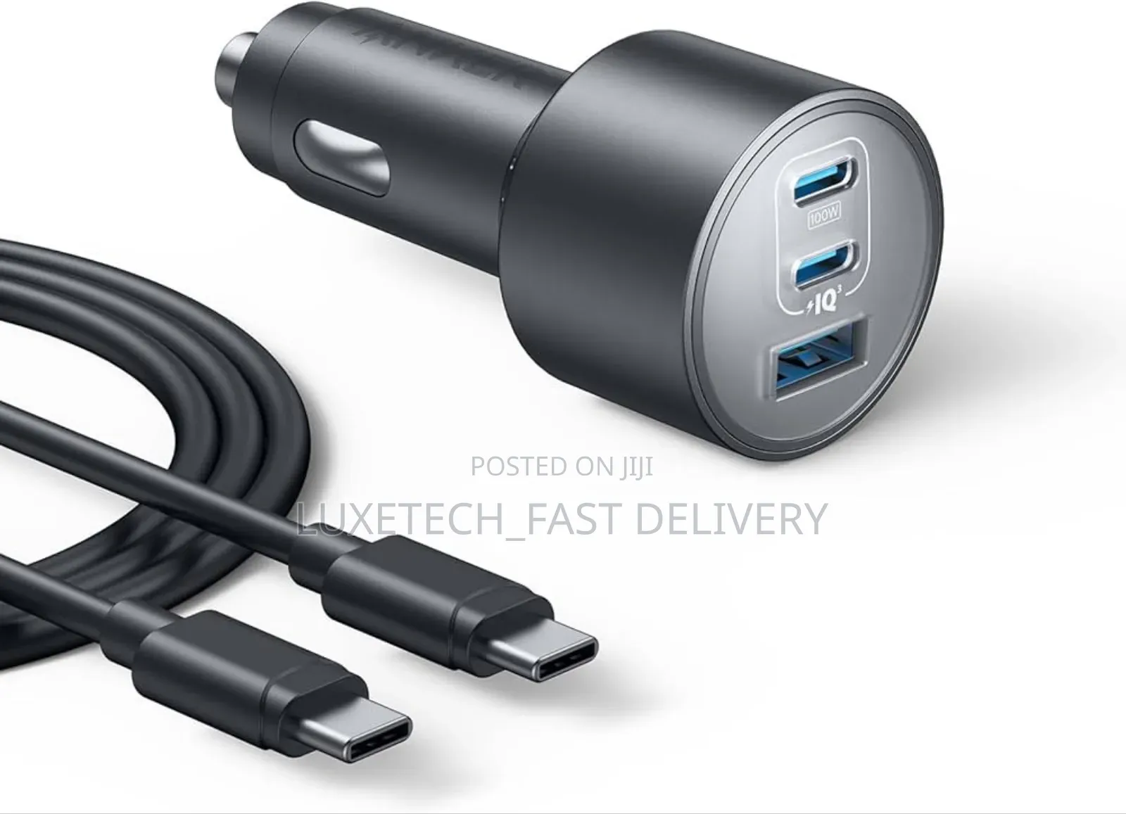 Anker Nano Car Charger (167.5w, 3 Ports)