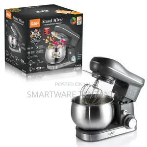 Raf R.6617b Professional Mixer 1800w 6l Gray Anti-Splash Tilt