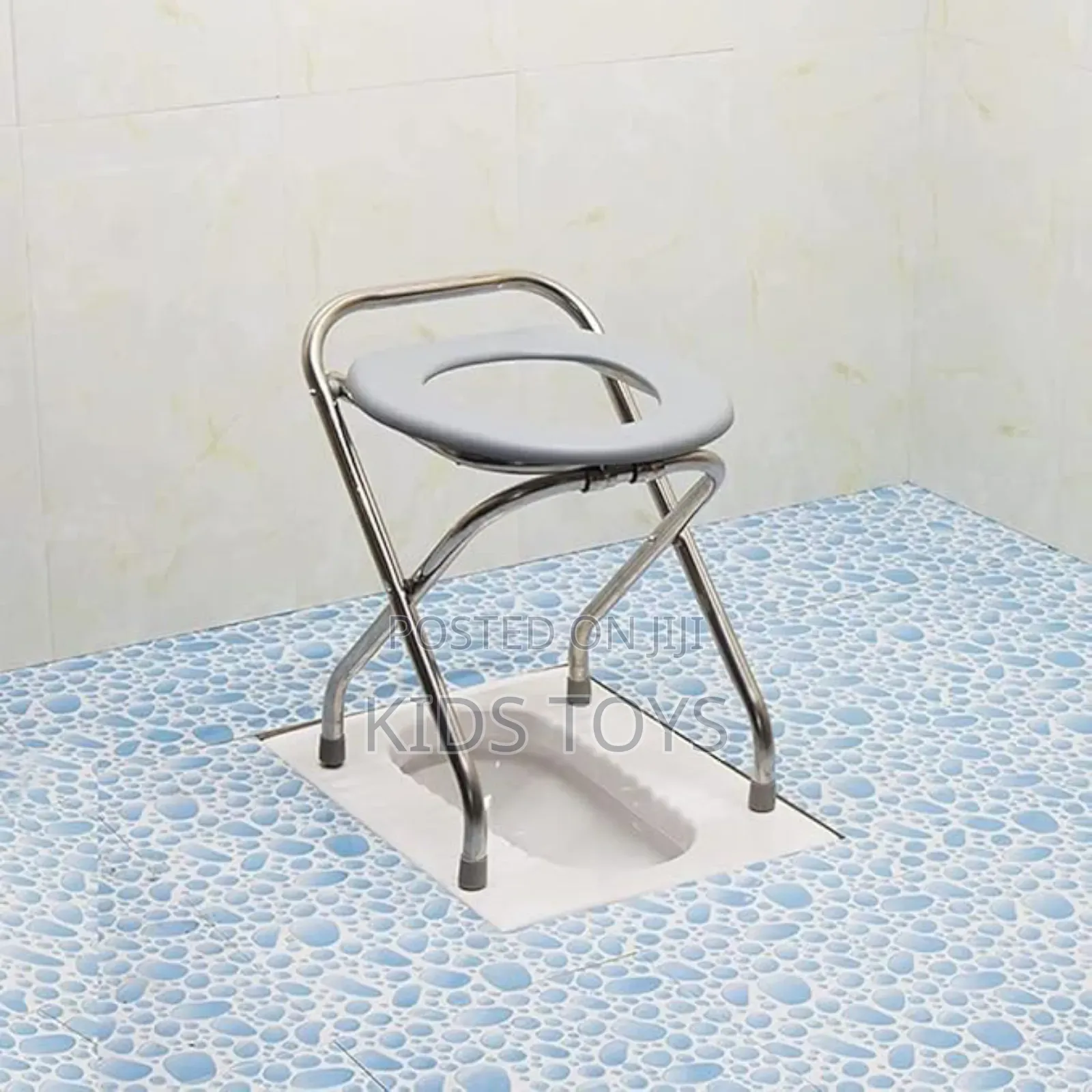 Portable Seat Folding Commode Chair