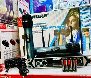 Shure Professional Two Handheld-Wireless Microphones