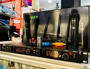 Shure Adx400 Dual-Channel Digital Microphones With Wireless Receiver