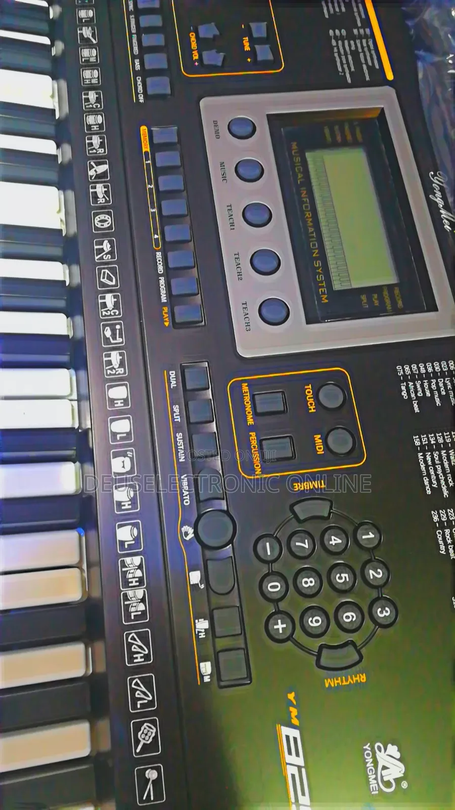 Keyboard Yongmei 829 With Midi