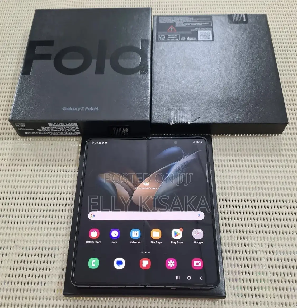 New Samsung Galaxy Z Fold4 256 GB Black