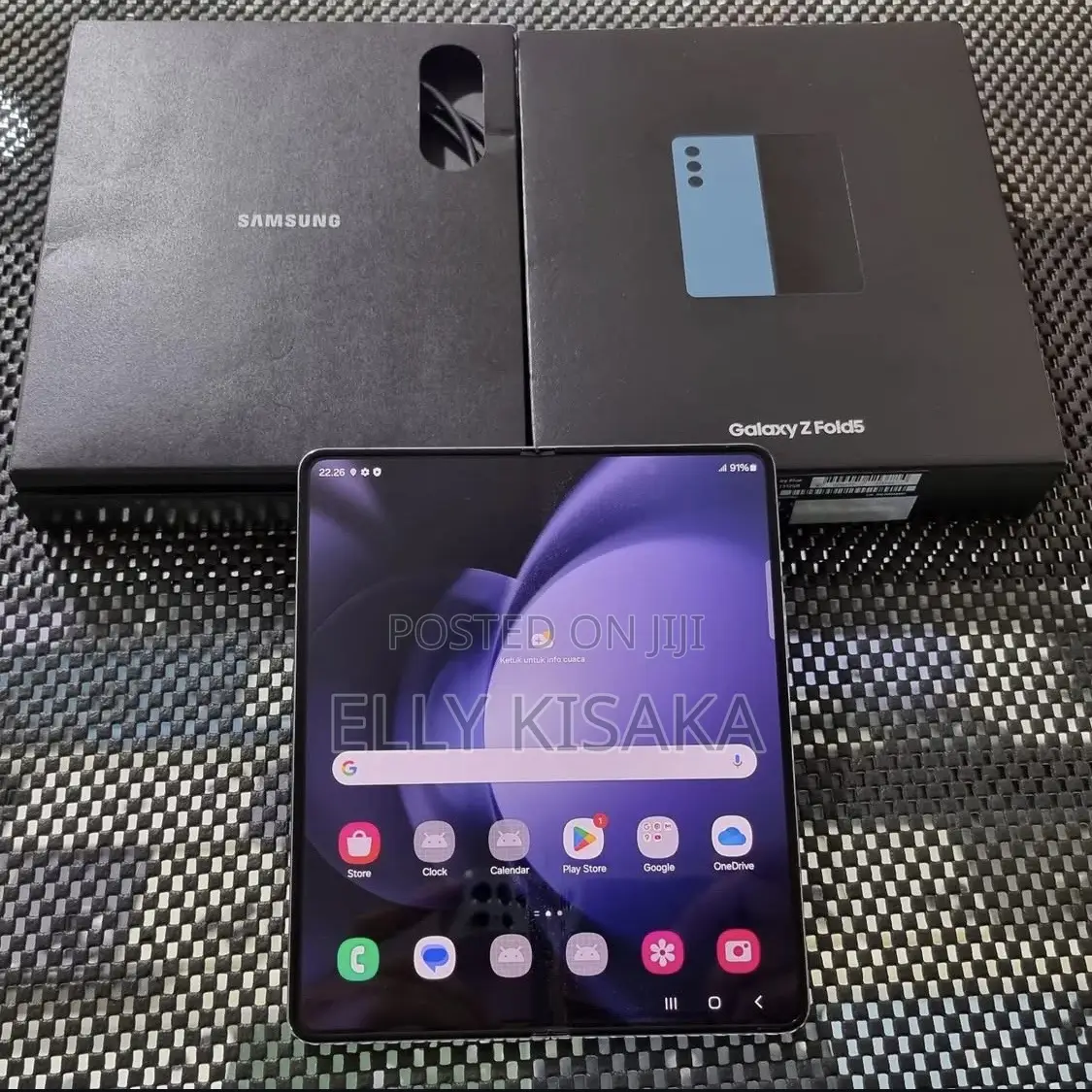 New Samsung Galaxy Z Fold 5 256 GB Purple