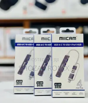 Miicam Type C/ Usb Hub 5 Port