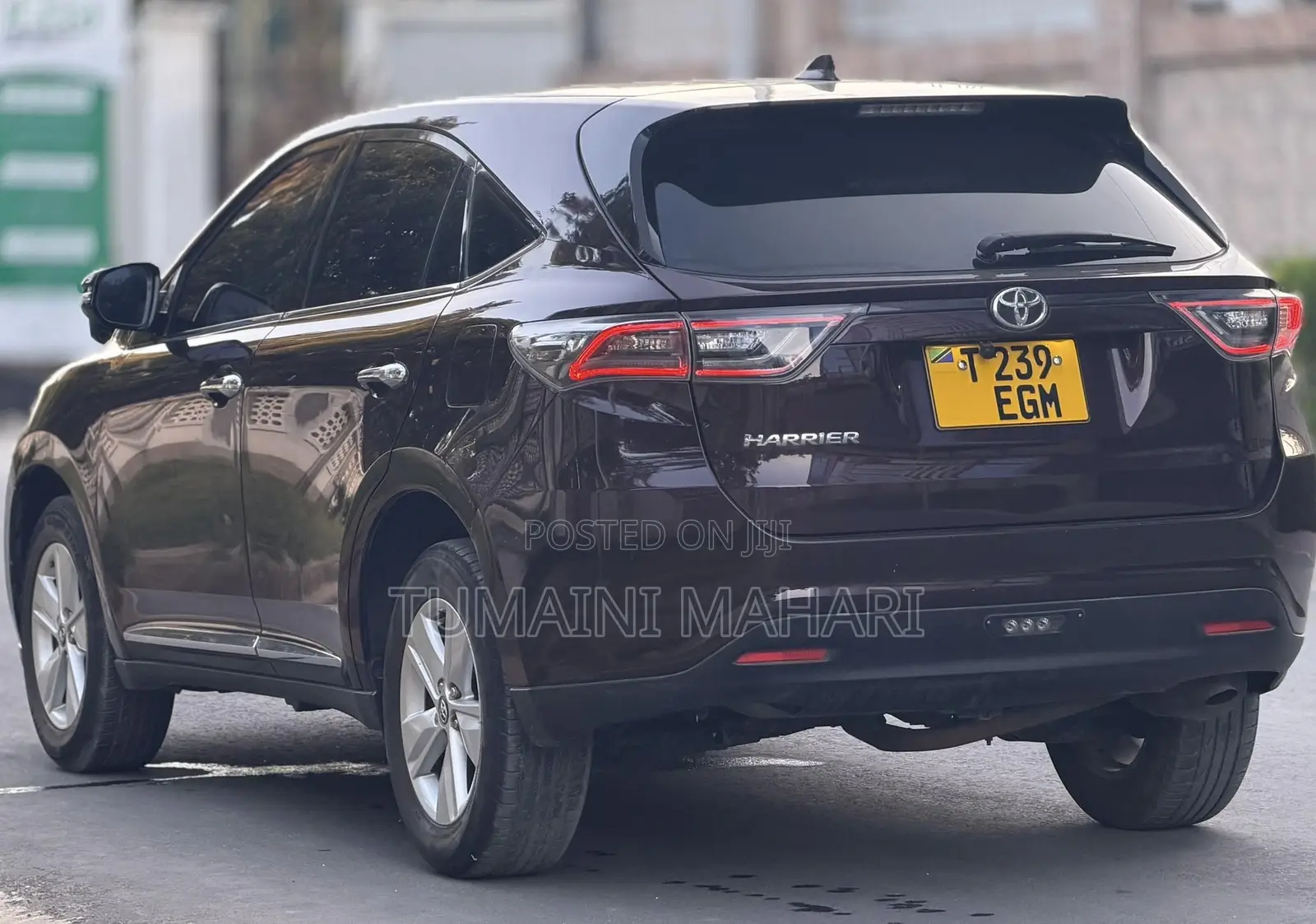 Toyota Harrier 2014 Maroon