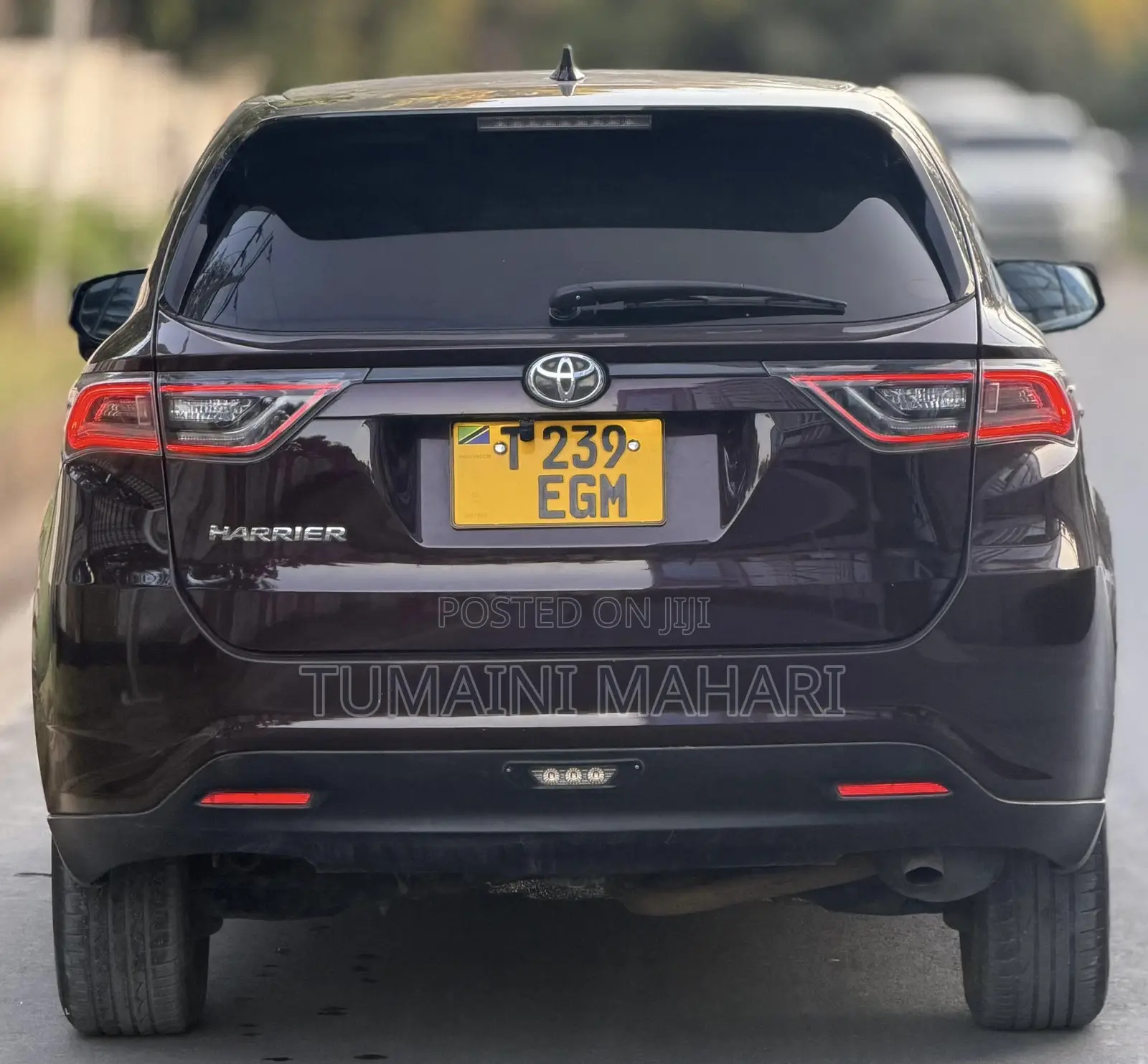 Toyota Harrier 2014 Maroon