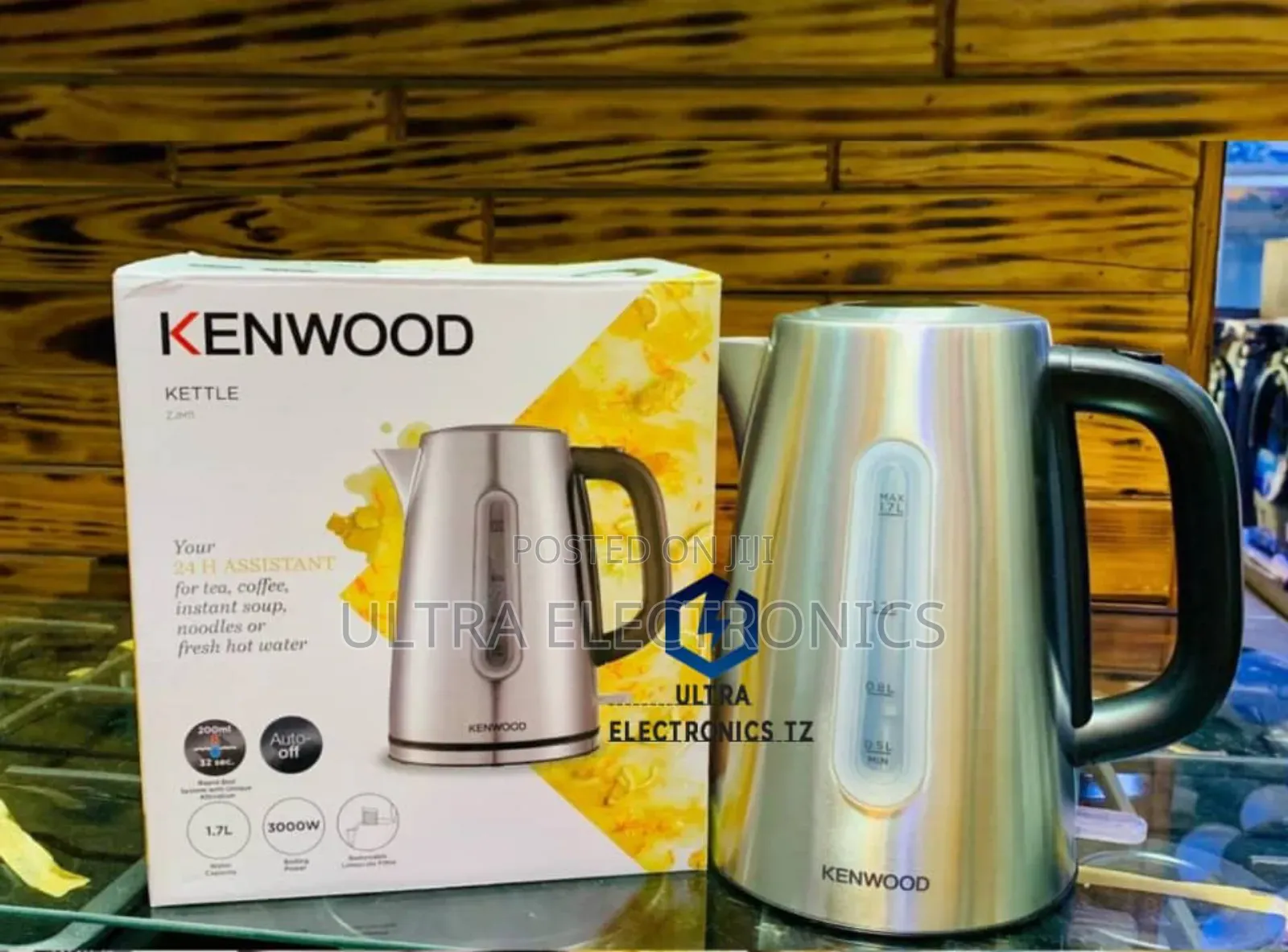 Kenwood Electric Kettle 
Model: Zjm11
3000w
1.7l
Auto Off