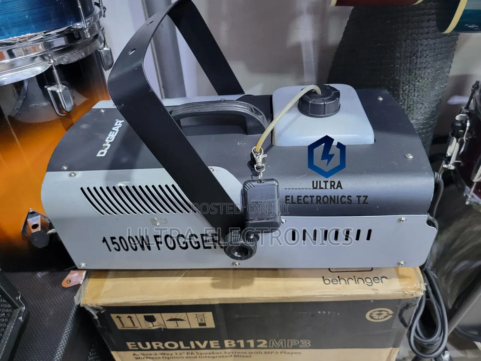 Digital Full Power Stage Smoke Machine Fogger Fog 1500w Ya Kutoa Moshi