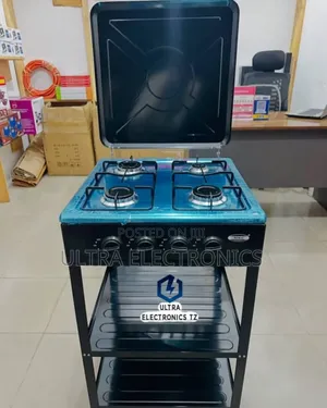 Boko Free Standing Full Gas Stove/ Cooker 4 Burner Storage Space