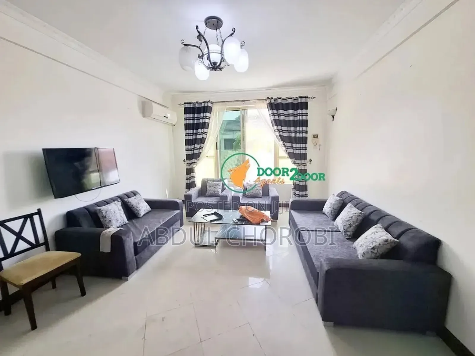 Furnished 3bdrm Apartment in Mikocheni for rent