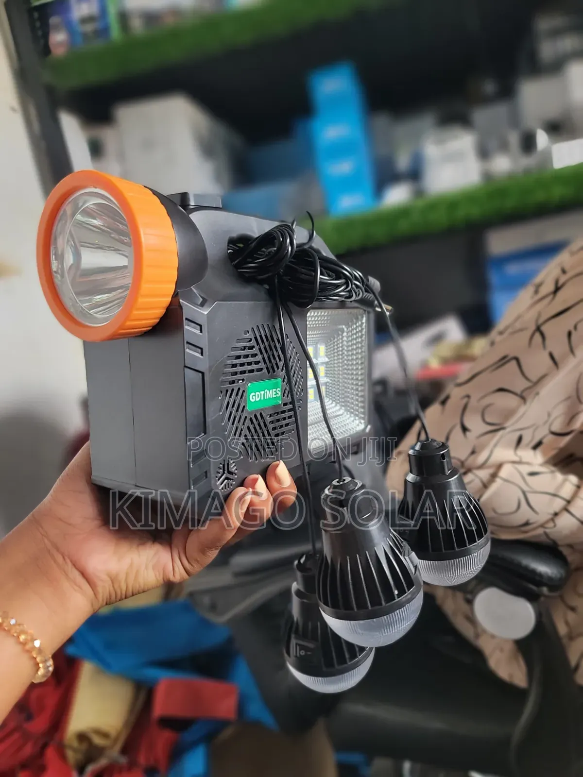 Solar 80w Ndogo Kwa Usalama Wa Nyumba