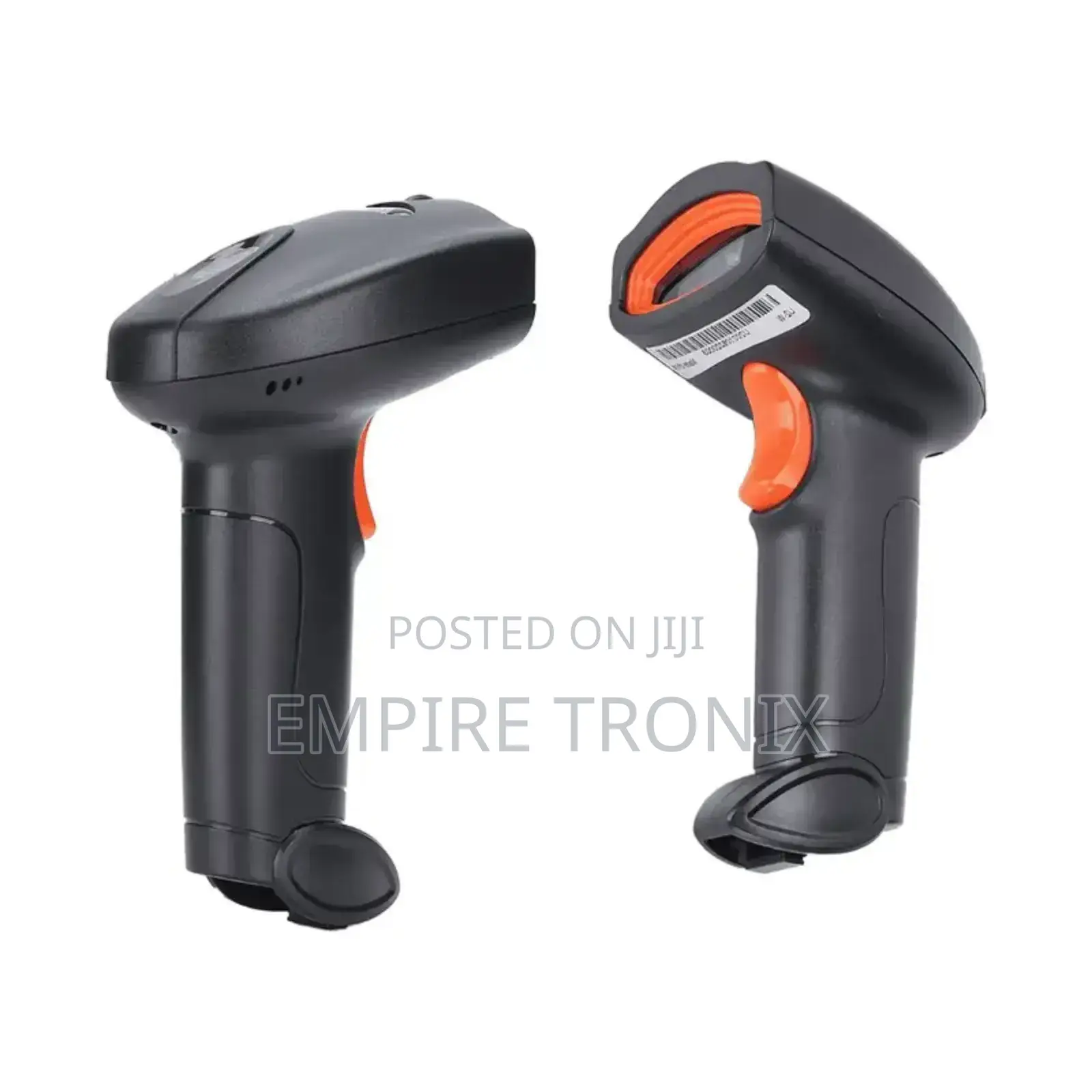 Usb Handheld 1d Barcode Scanner - Black Orange