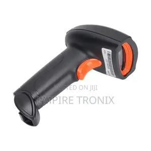 Usb Handheld 1d Barcode Scanner - Black Orange