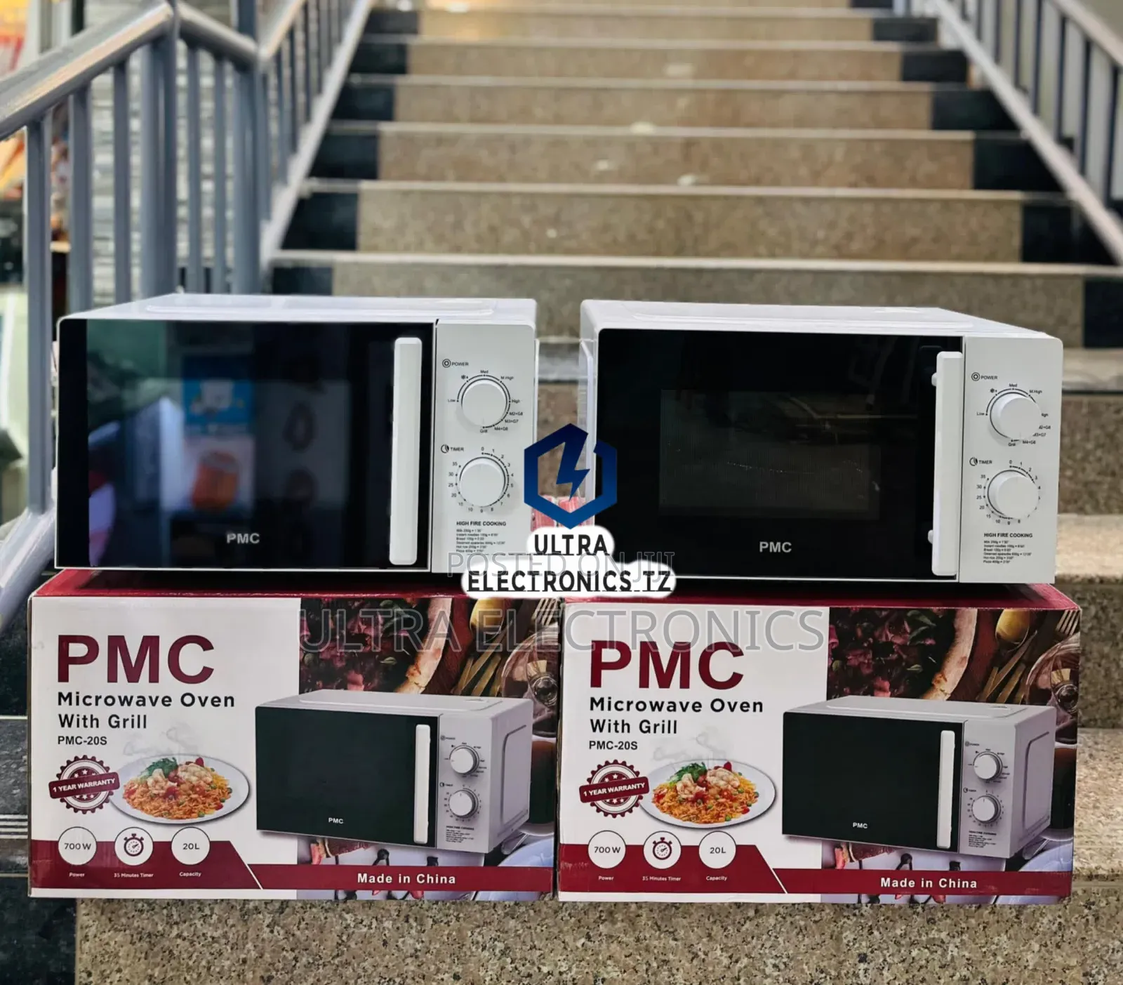 PMC Microwave Oven With Grill Capacity 20l Power 700w 35 Minutes Timer