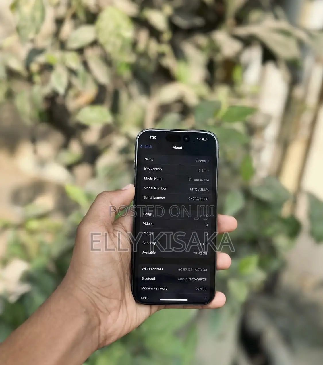 New Apple iPhone 15 Pro 128 GB Black