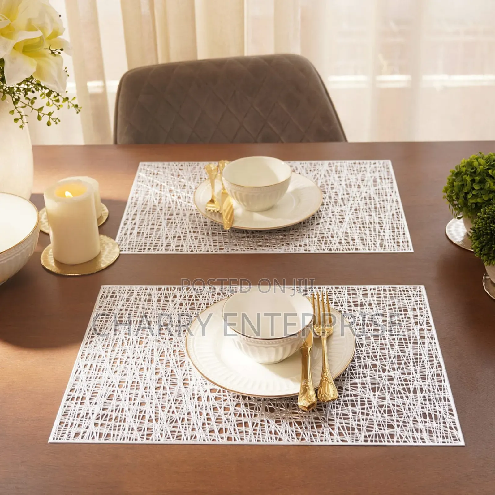 Classic Table Mat Place Mats Set Washable