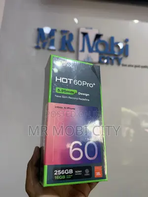 New Infinix Hot 60 Pro+ 128 GB Black