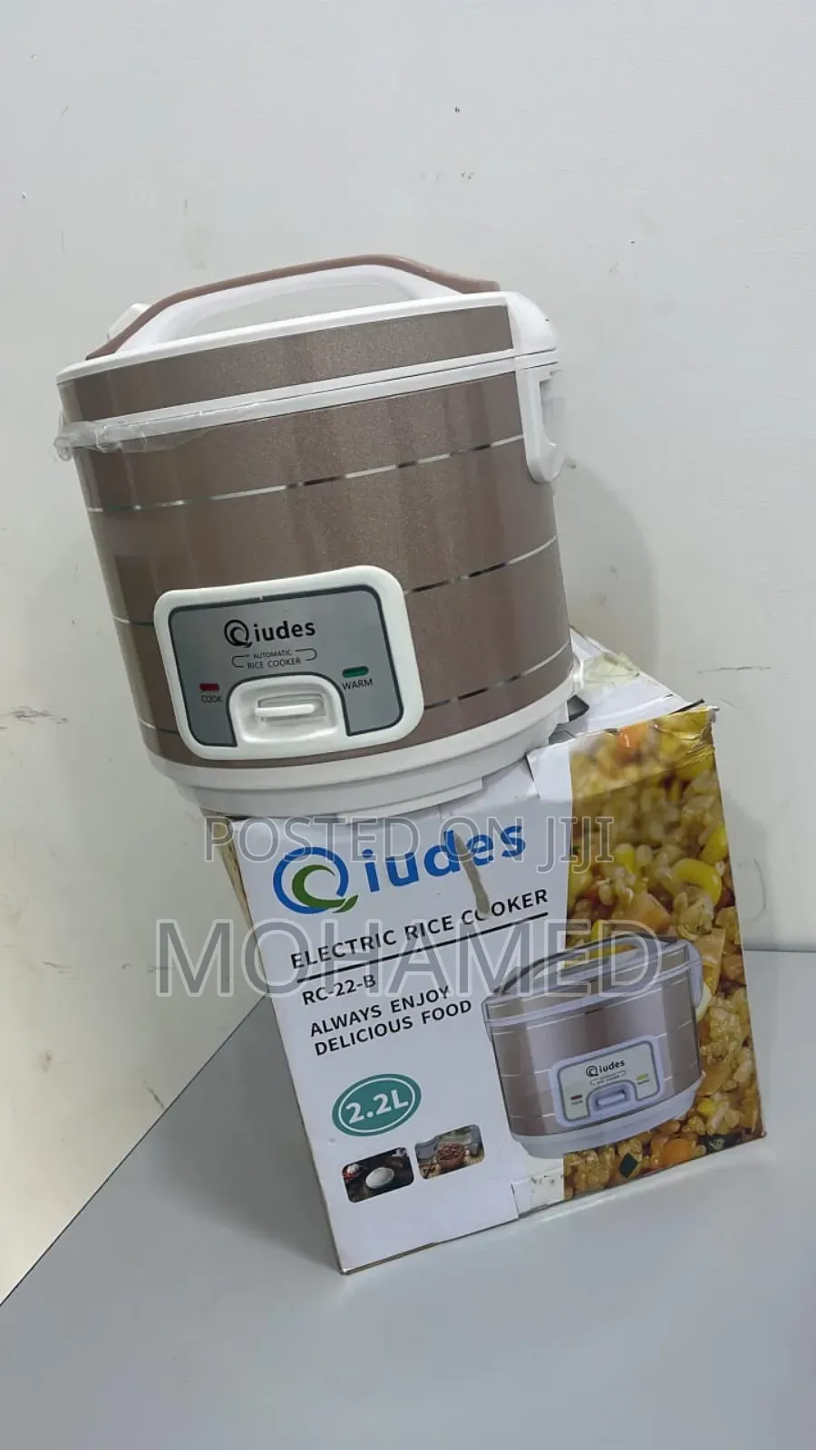  Qiudes Rice Cooker Rc-22-B (2.2 L) — Vipengele Muhimu