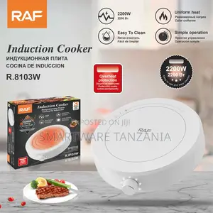 Raf R.8103w Induction Cooktop 2200w Overheat Protection White