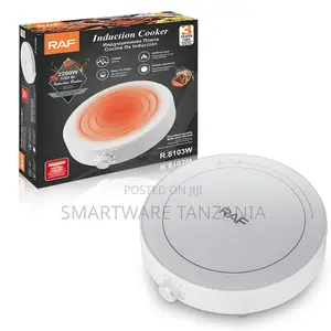 Raf R.8103w 2200w Portable Induction Burner Easy Clean Uniform
