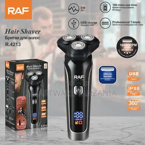 Raf R.4213 Electric Shaver 5w 180min Usb Ipx6 10000rpm Display