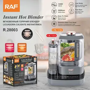 Raf R.28003 Instant Hot Blender 1200w 30000rpm Soup Maker 1.75l