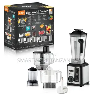 Raf R.2880 Electric Blender 2600w 3l 5 in 1 Food Processor Steel