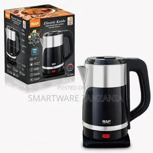 Raf R.7324 Electric Kettle 1.5l Black Stainless Steel Compact Fast