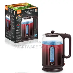 Raf R.7203 Glass Electric Kettle 1500w 2l Auto-Off Cordless Design