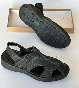 Men's Leather Sandals Originally Very Pure Leathered