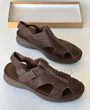 Men's Leather Sandals Originally Very Pure Leathered