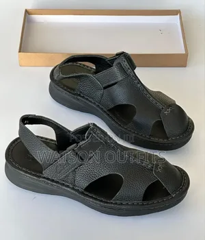 Men's Leather Sandals Originally Very Pure Leathered
