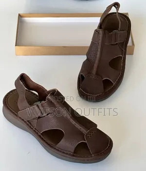 Men's Leather Sandals Originally Very Pure Leathered