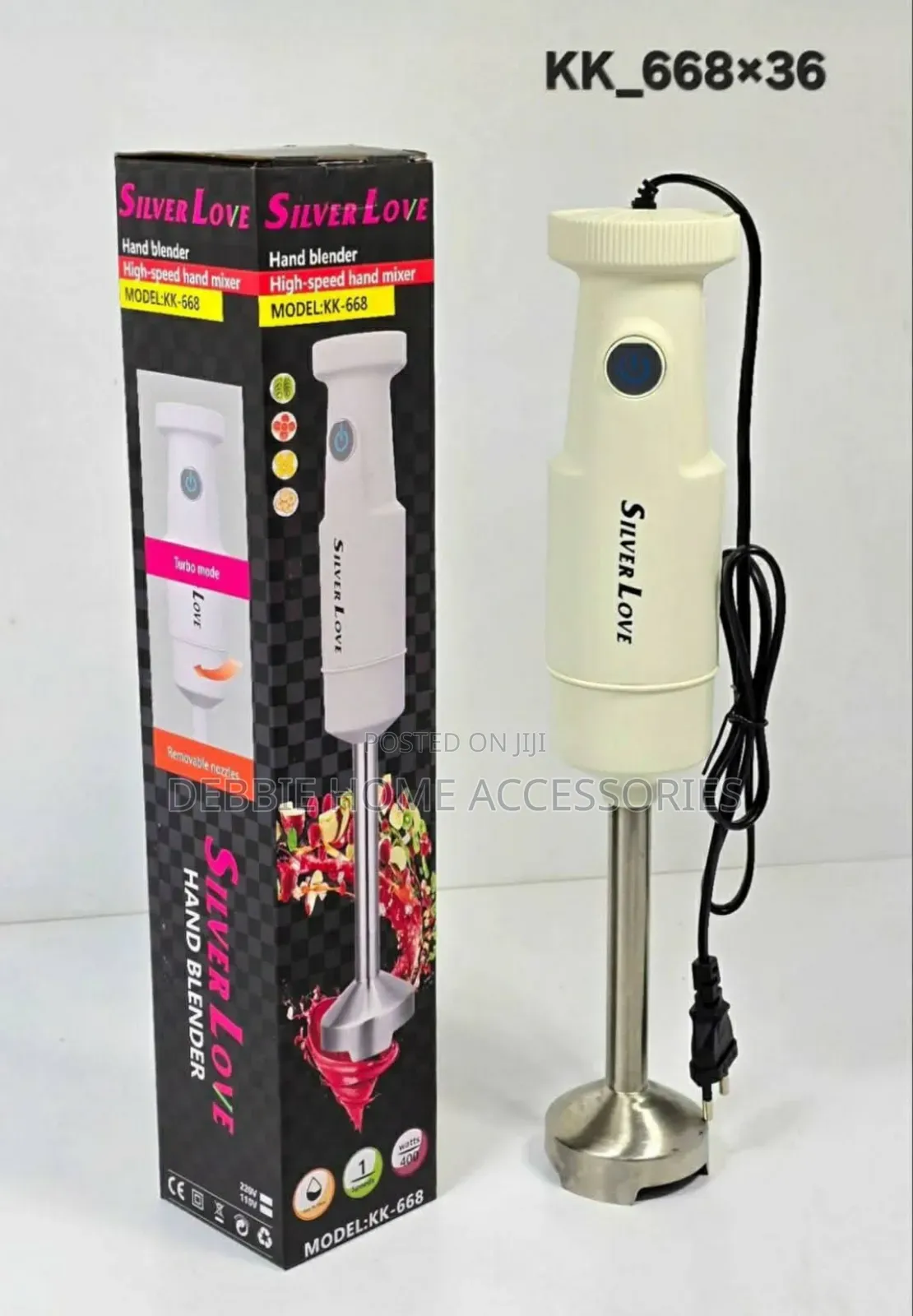 Silver Love Model Kk-668 Hand Blender.