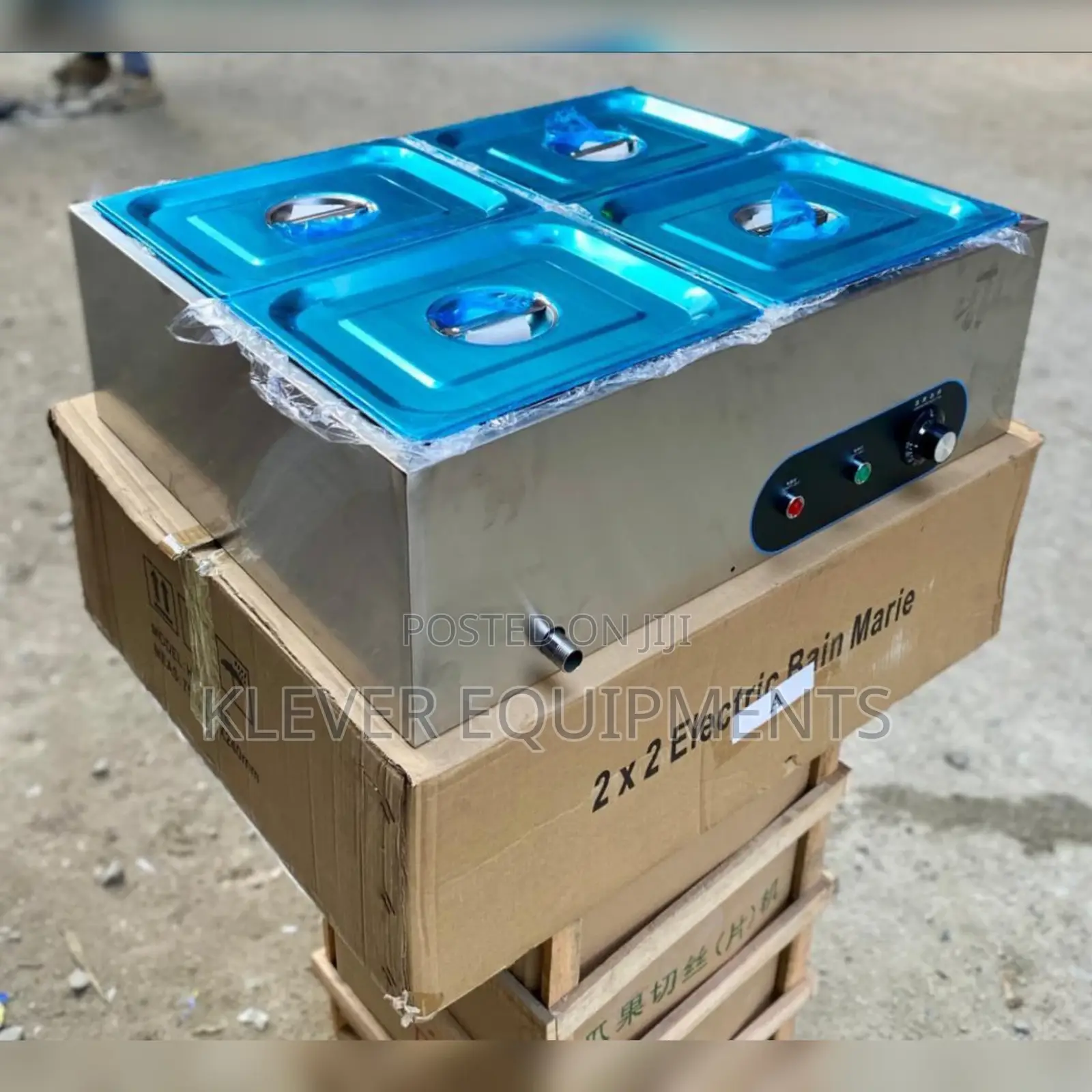Commercial Electric Bain-Marie Food Warmer With Four Pans