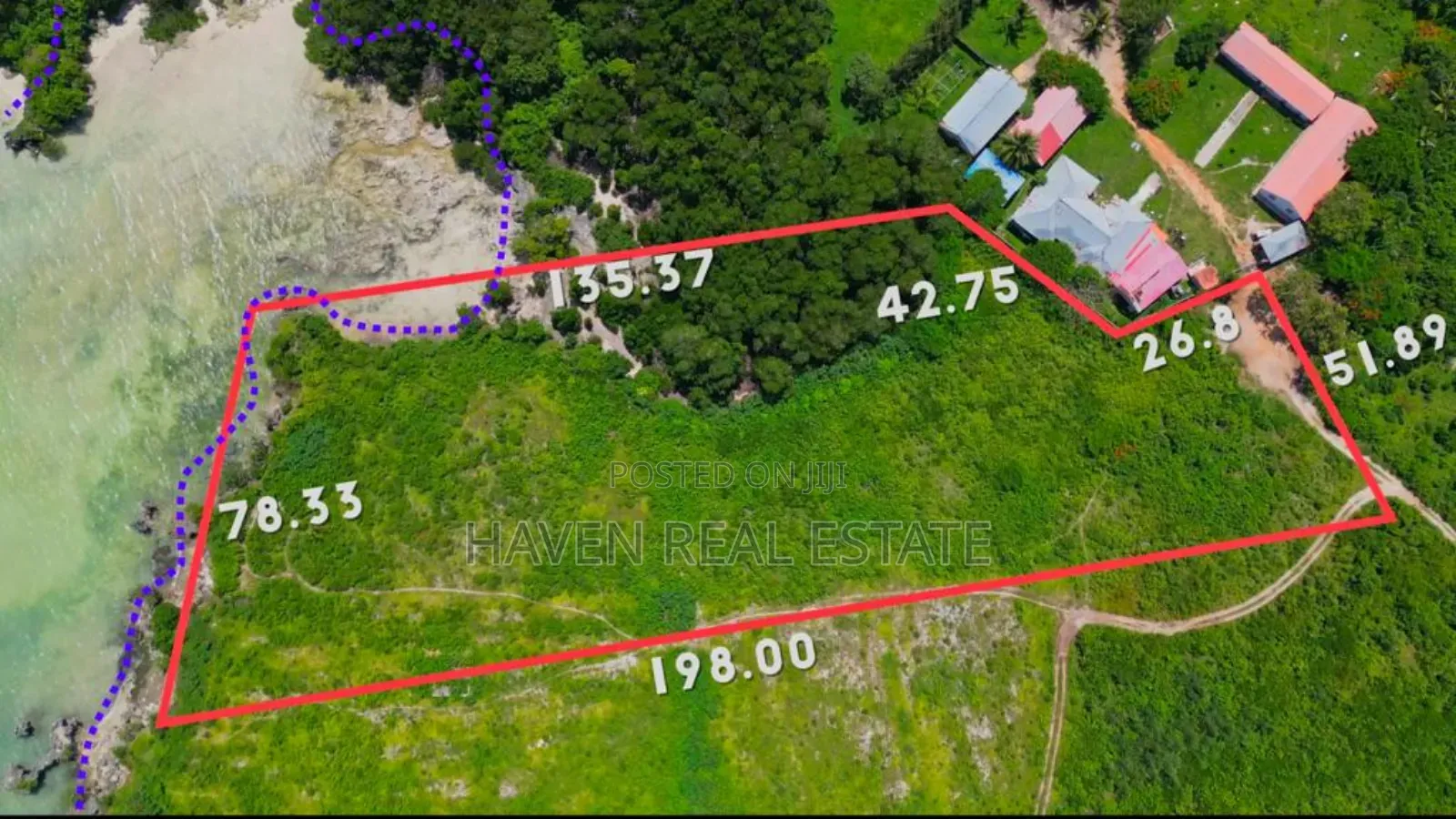 Beach Plot for Sale at Uroa Zanzibar
