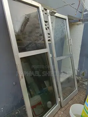 2 Alluminium Doors Both of Them