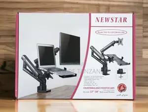 Newstar Monitor Arm With Laptop Tray Counterbalance 17-34 Inches