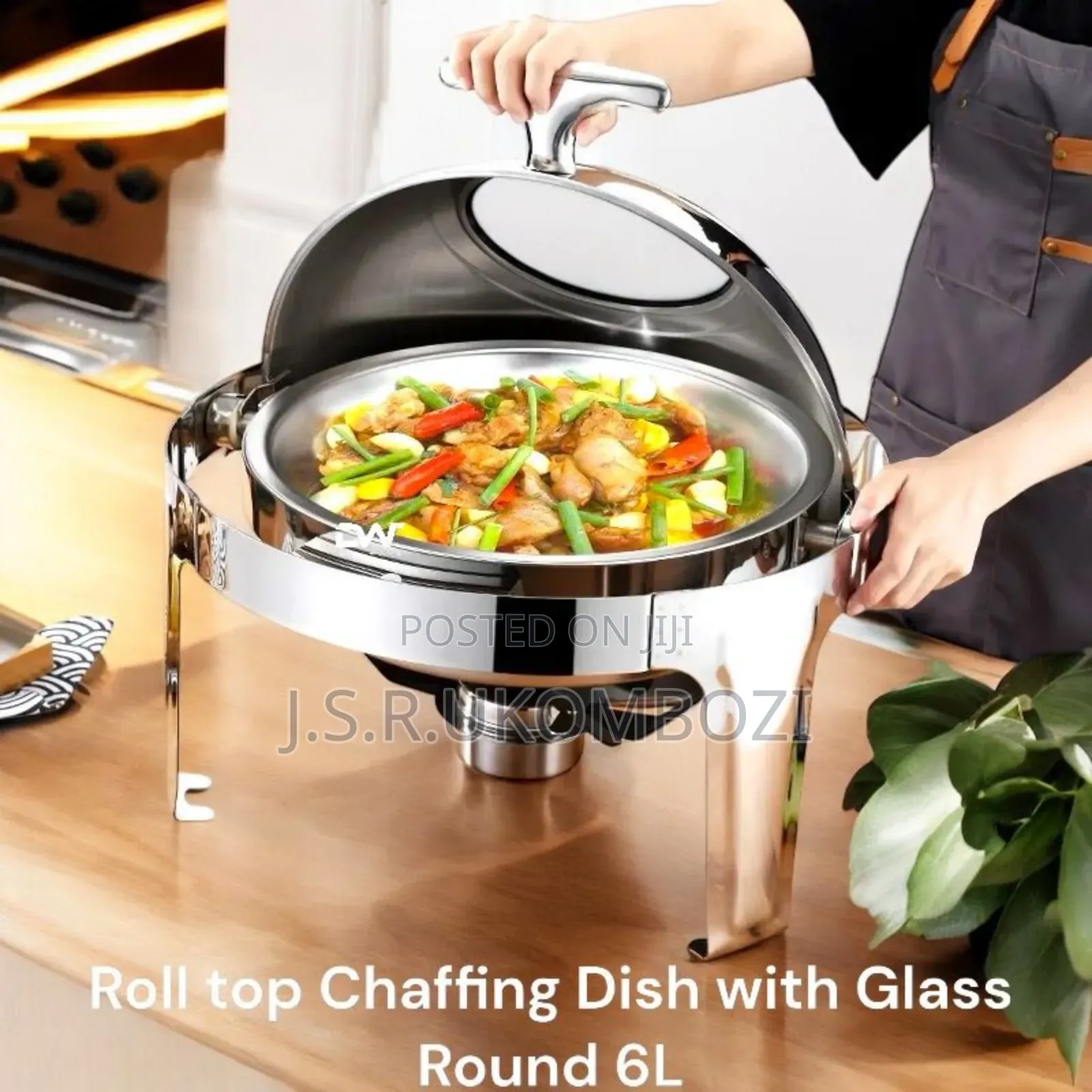 *Roll Top Chaffing Dish 6l