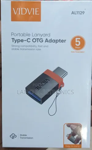 Vidvie Al1129 Portable Lanyard Type-C Otg Adapter