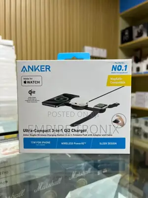 Anker Maggo Wireless Charging Station (3-in-1 Foldable Pad)