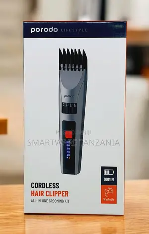 Porodo Cordless Hair Clipper 90 Min Washable All-in-One Grooming