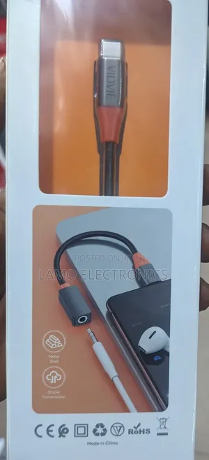 Vidvie Al1124 Type-C to 3.5mm Audio Adapter