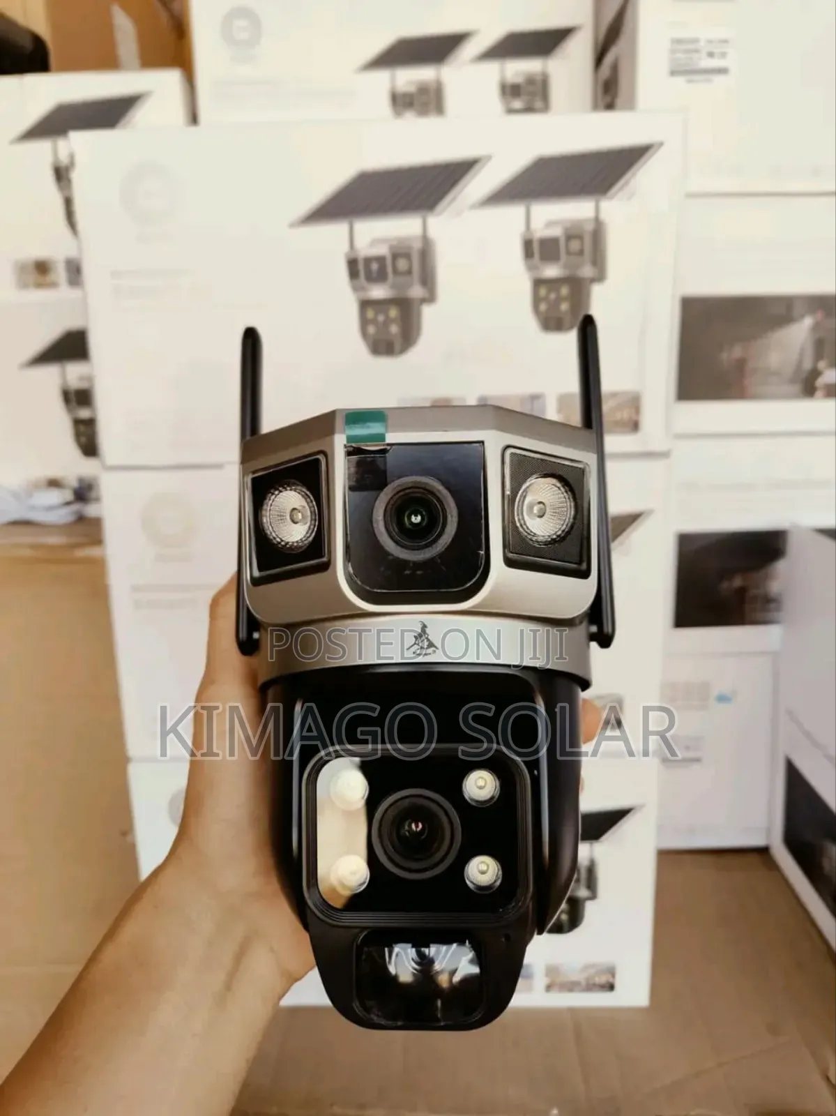 Ona Wizi Live Kwenye Simu Yako 189,999tzs Solar Camera Lenzi 2 Ya Nje